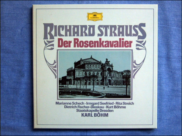 Richard Strauss - Marianne Schech, Irmgard Seefried, Rita Streich, Dietrich Fischer-Dieskau, Kurt Böhme, Staatskapelle Dresden, Karl Böhm : Der Rosenkavalier (4xLP + Box, Album, RE)