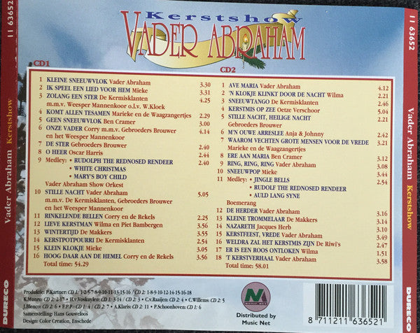 Various : Vader Abraham Kerstshow (2xCD, Comp)
