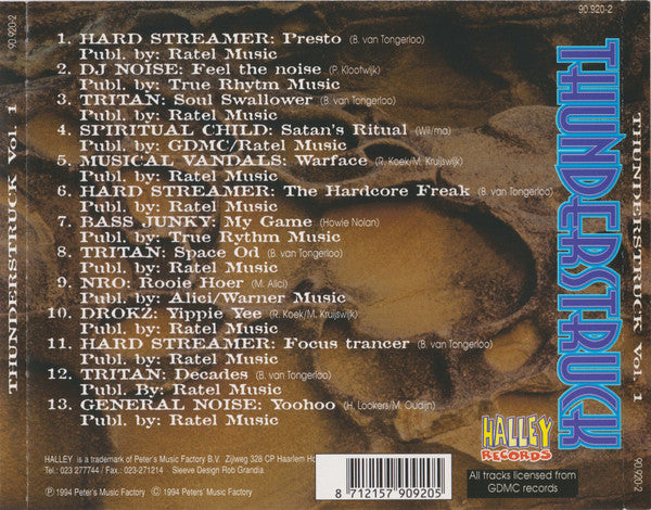 Various : Thunderstruck Vol. 1 (CD, Comp)
