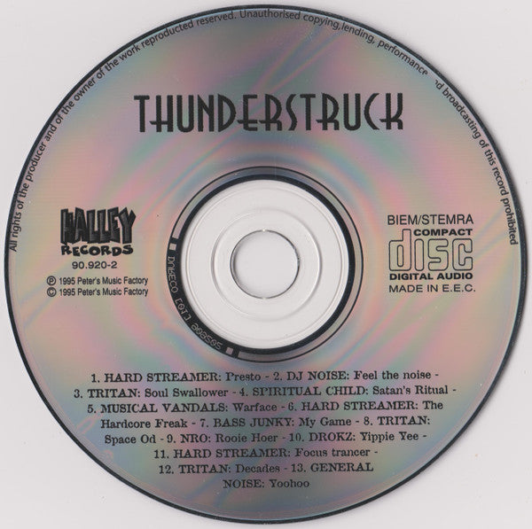 Various : Thunderstruck Vol. 1 (CD, Comp)