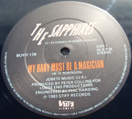 The Sapphires (2) : My Baby Must Be A Magician (12")