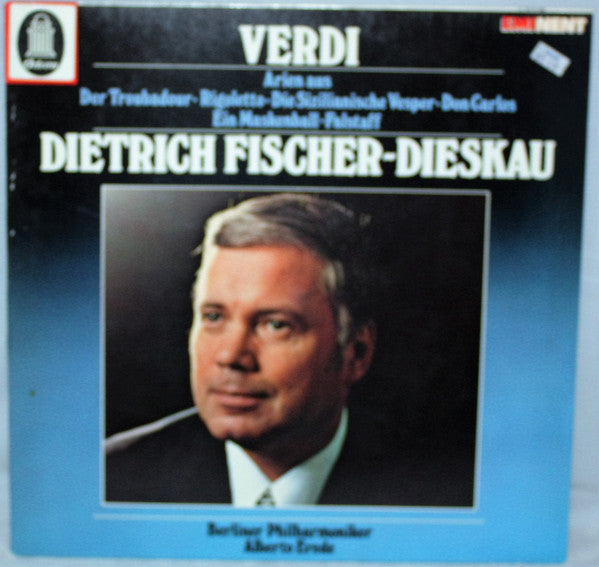 Dietrich Fischer-Dieskau, Giuseppe Verdi : Dietrich Fischer-Dieskau Singt Arien Aus Oper von Giuseppe Verdi (1813-1901) (LP)