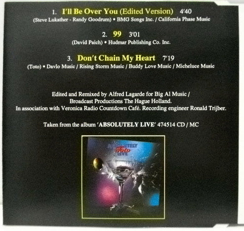 Toto : I'll Be Over You (CD, Maxi)