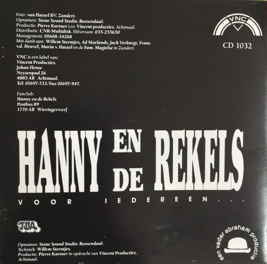 Hanny en de Rekels : Voor Iedereen... (CD, Album)