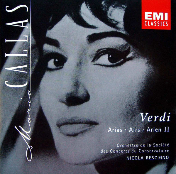 Giuseppe Verdi / Maria Callas, Orchestre De La Société Des Concerts Du Conservatoire, Nicola Rescigno : Verdi Arias II (CD, Album, RE, RM)