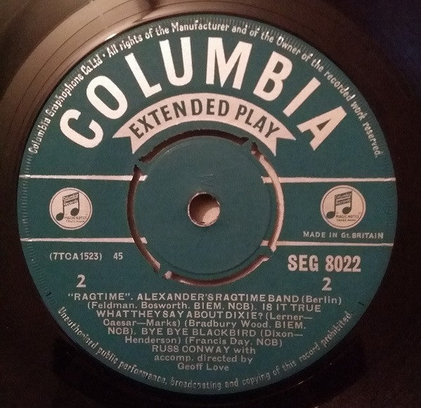 Russ Conway : "Ragtime" (7", EP, Mono)