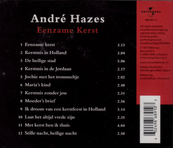 André Hazes : Eenzame Kerst (CD, Album)