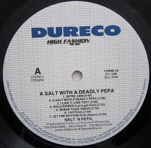 Salt 'N' Pepa : A Salt With A Deadly Pepa (LP, Album)