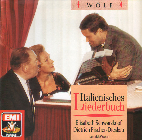Hugo Wolf / Elisabeth Schwarzkopf, Dietrich Fischer-Dieskau, Gerald Moore : Italienisches Liederbuch (CD, Album, RE, RM)