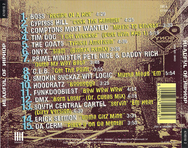 Various : Headful Of Hiphop (CD, Comp)