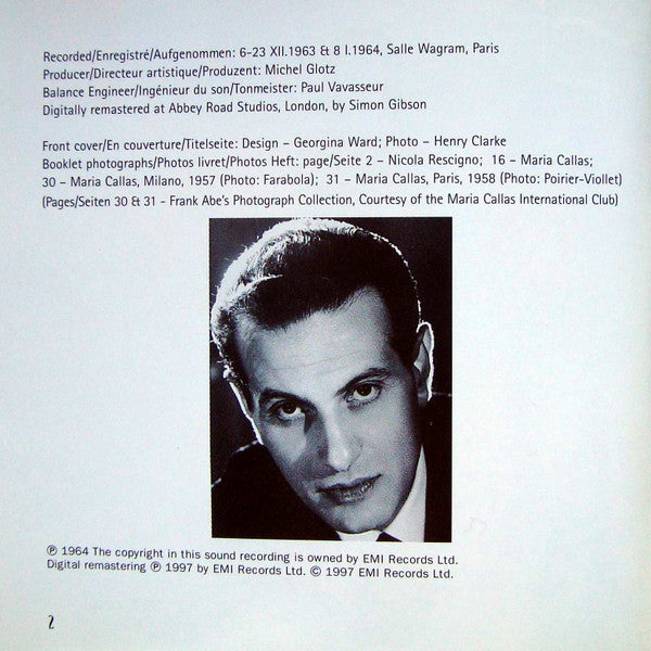 Wolfgang Amadeus Mozart, Ludwig van Beethoven, Carl Maria von Weber / Maria Callas, Orchestre De La Société Des Concerts Du Conservatoire, Nicola Rescigno : Mozart, Beethoven, Weber: Arias = Airs = Arien (CD, Album, RE, RM)
