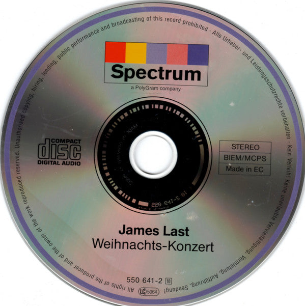 James Last : Weihnachts-Konzert (CD, Album)