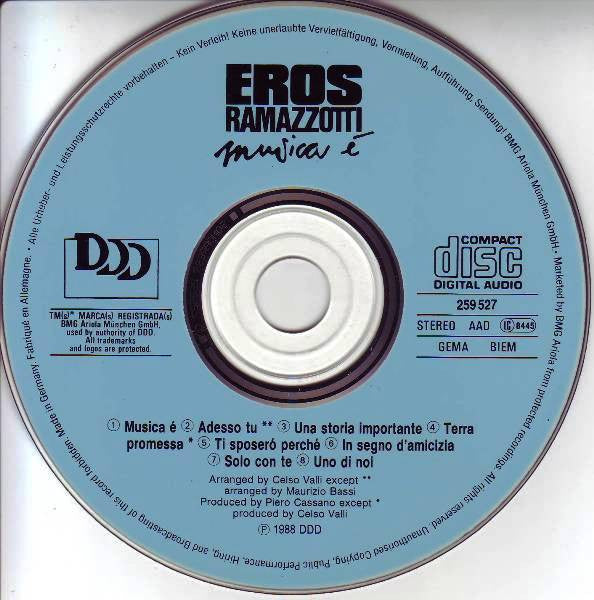 Eros Ramazzotti : Musica É (CD, Album)
