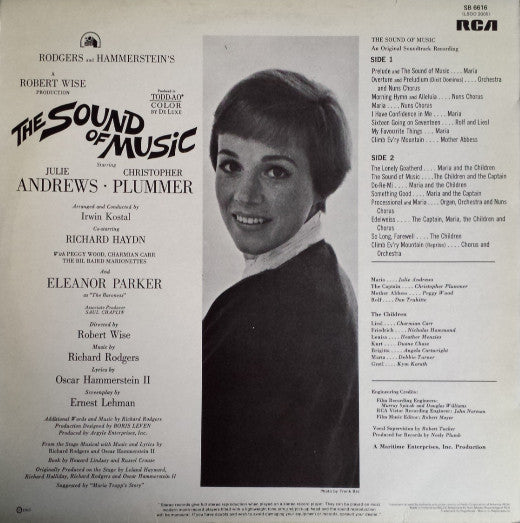 Various : The Sound Of Music (An Original Soundtrack Recording) (LP, Album, RE)