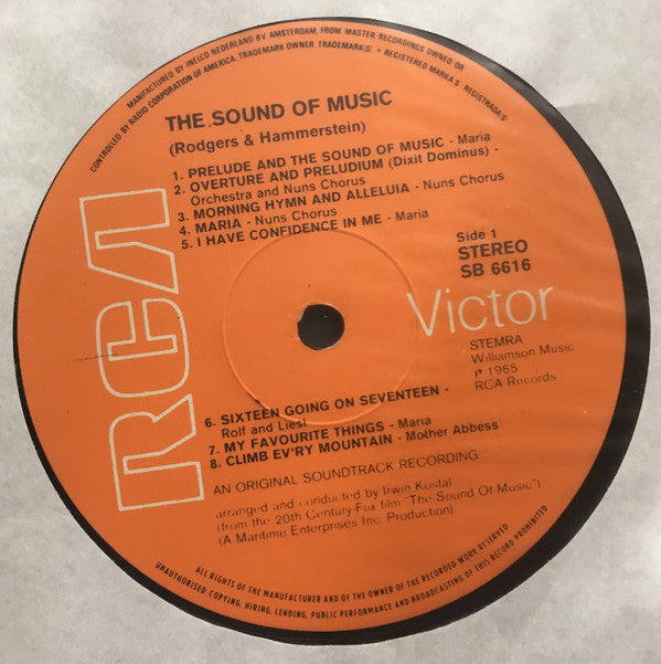 Various : The Sound Of Music (An Original Soundtrack Recording) (LP, Album, RE)