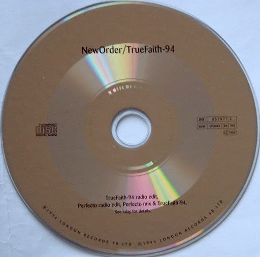 New Order : TrueFaith-94 (CD, Single)