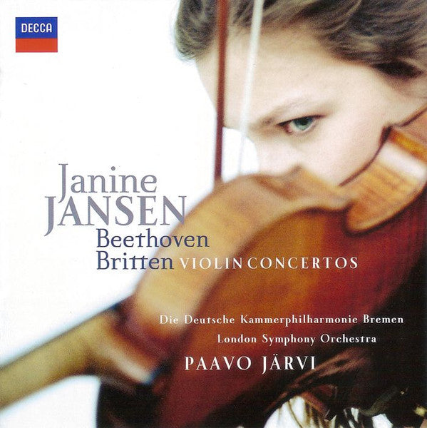 Janine Jansen  – Ludwig van Beethoven / Benjamin Britten  – Deutsche Kammerphilharmonie Bremen, London Symphony Orchestra, Paavo Järvi : Beethoven & Britten Violin Concertos (CD, Album + DVD-V, NTSC)
