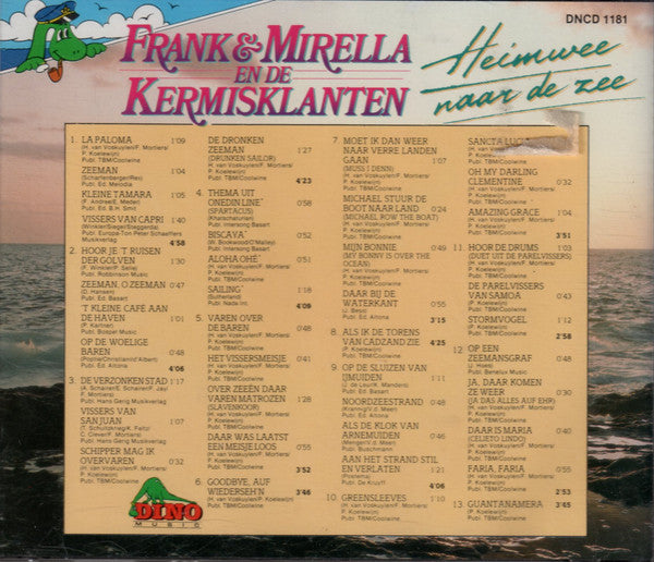 Frank & Mirella En De De Kermisklanten : Heimwee Naar De Zee. (CD, Album)