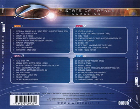 Various : A State Of Trance Classics (4xCD, Comp)