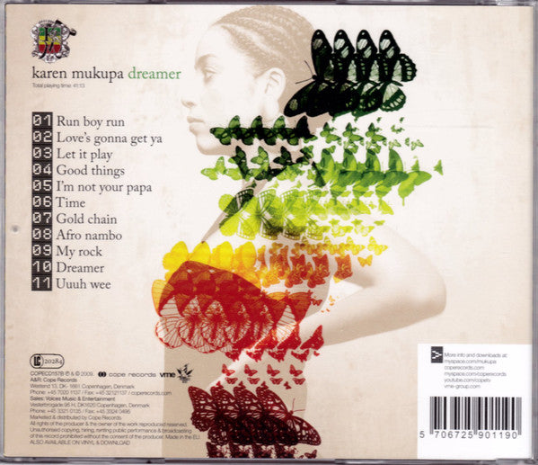 Karen Mukupa : Dreamer (CD, Album)