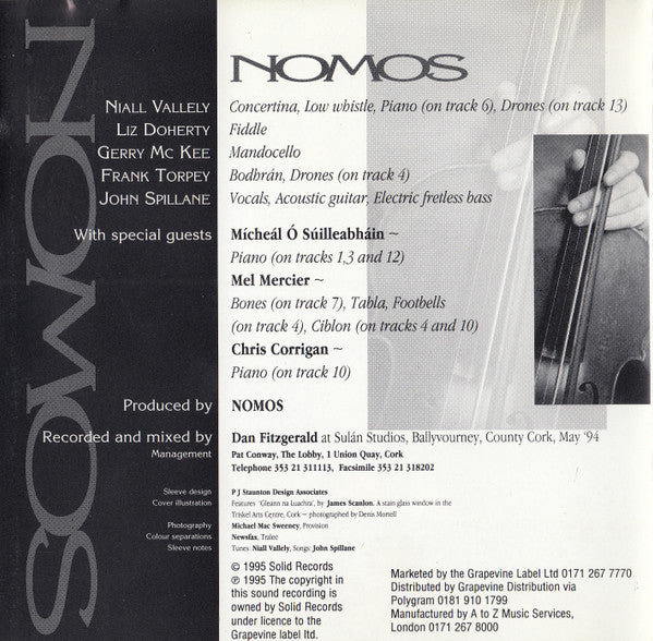 Nomos (2) : I Won’t Be Afraid Any More (CD, Album)