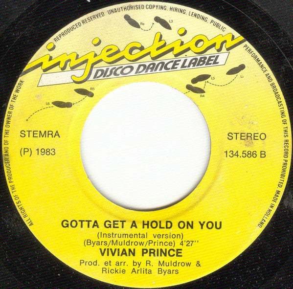 Vivian Prince : Gotta Get A Hold On You (7", Single)