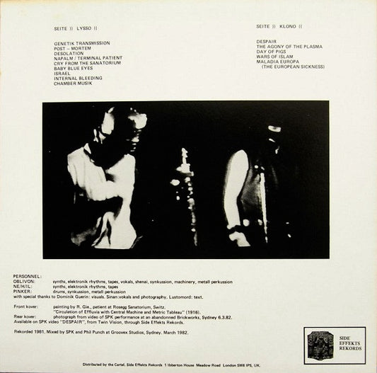 SPK : Leichenschrei (LP, Album)