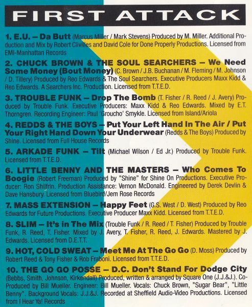 Various : Washington Go Go Sound Attack (2xCD, Comp)