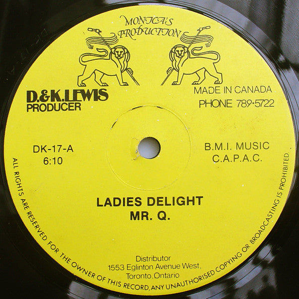 Mr. Q (2) : Ladies Delight (12")