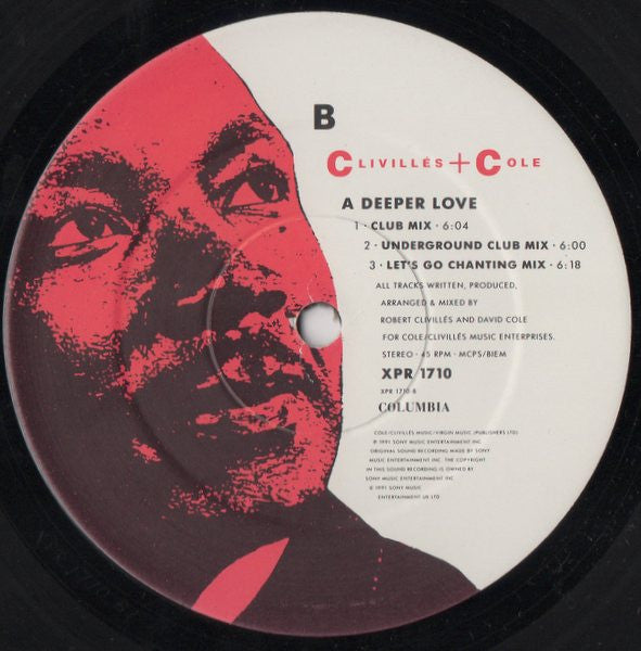 Clivillés & Cole : Pride (In The Name Of Love) (12", Single, Promo)