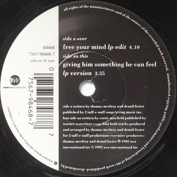 En Vogue : Free Your Mind / Giving Him Something He Can Feel (7", Single)