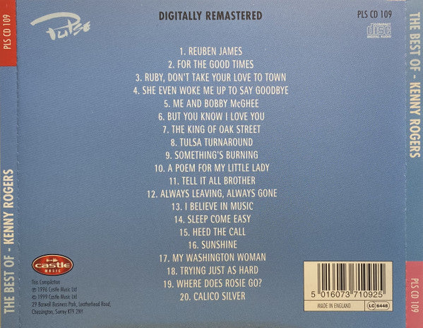Kenny Rogers : The Best Of Kenny Rogers (CD, Comp, RM)