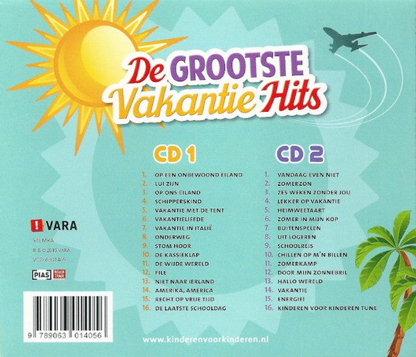 Kinderen voor Kinderen : De Grootste Vakantie Hits (2xCD, Comp)