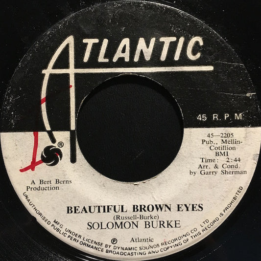 Solomon Burke : You're Good For Me / Beautiful Brown Eyes (7")