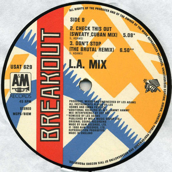 L.A. Mix : Check This Out (12", Col)