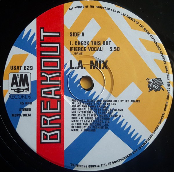 L.A. Mix : Check This Out (12", Col)