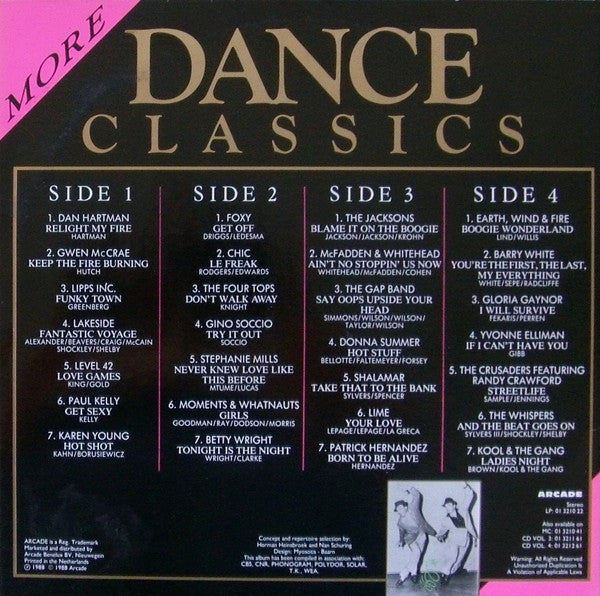 Various : More Dance Classics (2xLP, Comp, Gat)