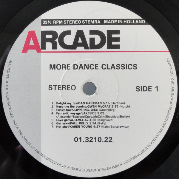 Various : More Dance Classics (2xLP, Comp, Gat)