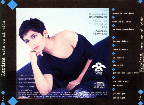 Karina (19) : Esta Es Mi Vida (CD, Album)