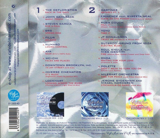 Various : Café Del Mar - Chillhouse Mix 4 (2xCD, Comp, Mixed, Dig)