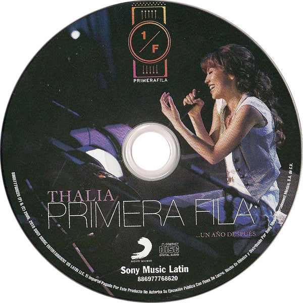 Thalía : Primera Fila... Un Año Despues (CD, Album + DVD-V, Album)