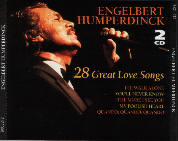 Engelbert Humperdinck : 28 Great Love Songs (2xCD, Comp, Fat)