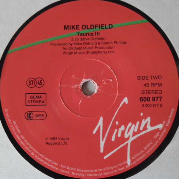 Mike Oldfield And Roger Chapman : Shadow On The Wall (Extended Version) (12", Single)
