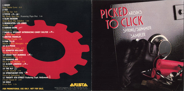 Various : Picked To Click - Arista's Spring Summer Sampler (CD, Comp, Promo)