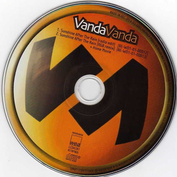 Vanda Vanda : Sunshine After The Rain (CD, Single, Enh)