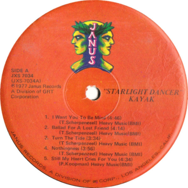 Kayak : Starlight Dancer (LP, Comp, GRT)