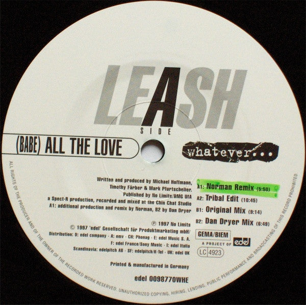 Leash : (Babe) All The Love (12")
