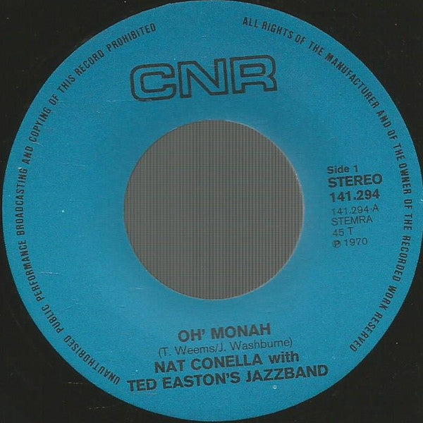 Nat Gonella with Ted Easton's Jazzband : Oh Monah / Nagasaki (7", Single)