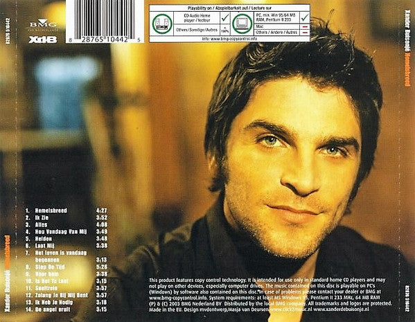 Xander De Buisonjé : Hemelsbreed (CD, Album)