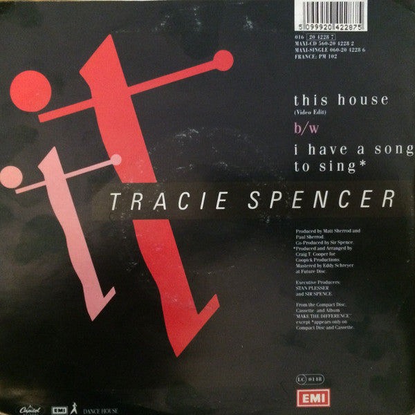 Tracie Spencer : This House (7", Single)